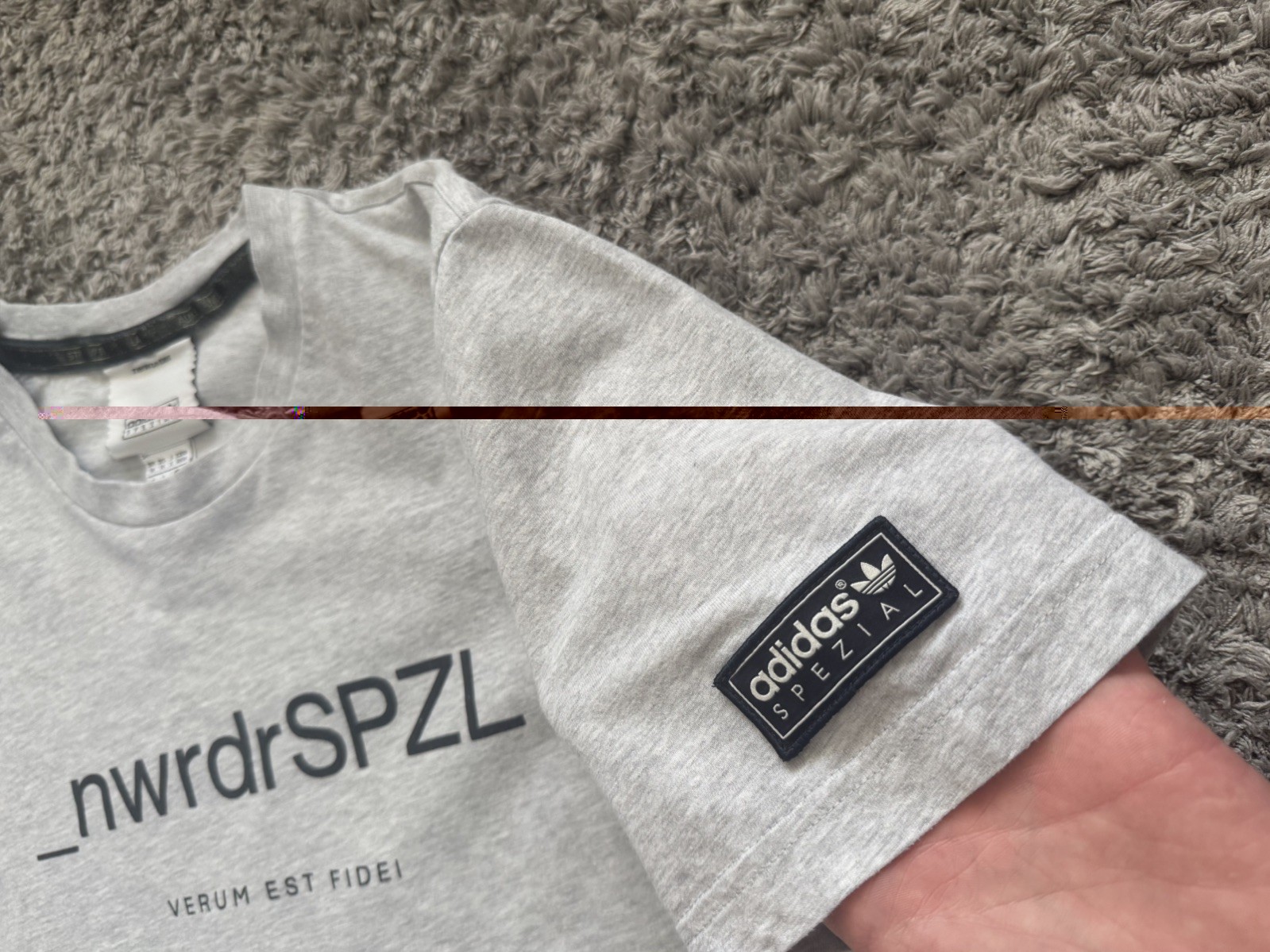 LOT OF 2 t-shirts Adidas SPZL MOD TREFOIL 2017 S and NEW ORDER M SPEZIAL