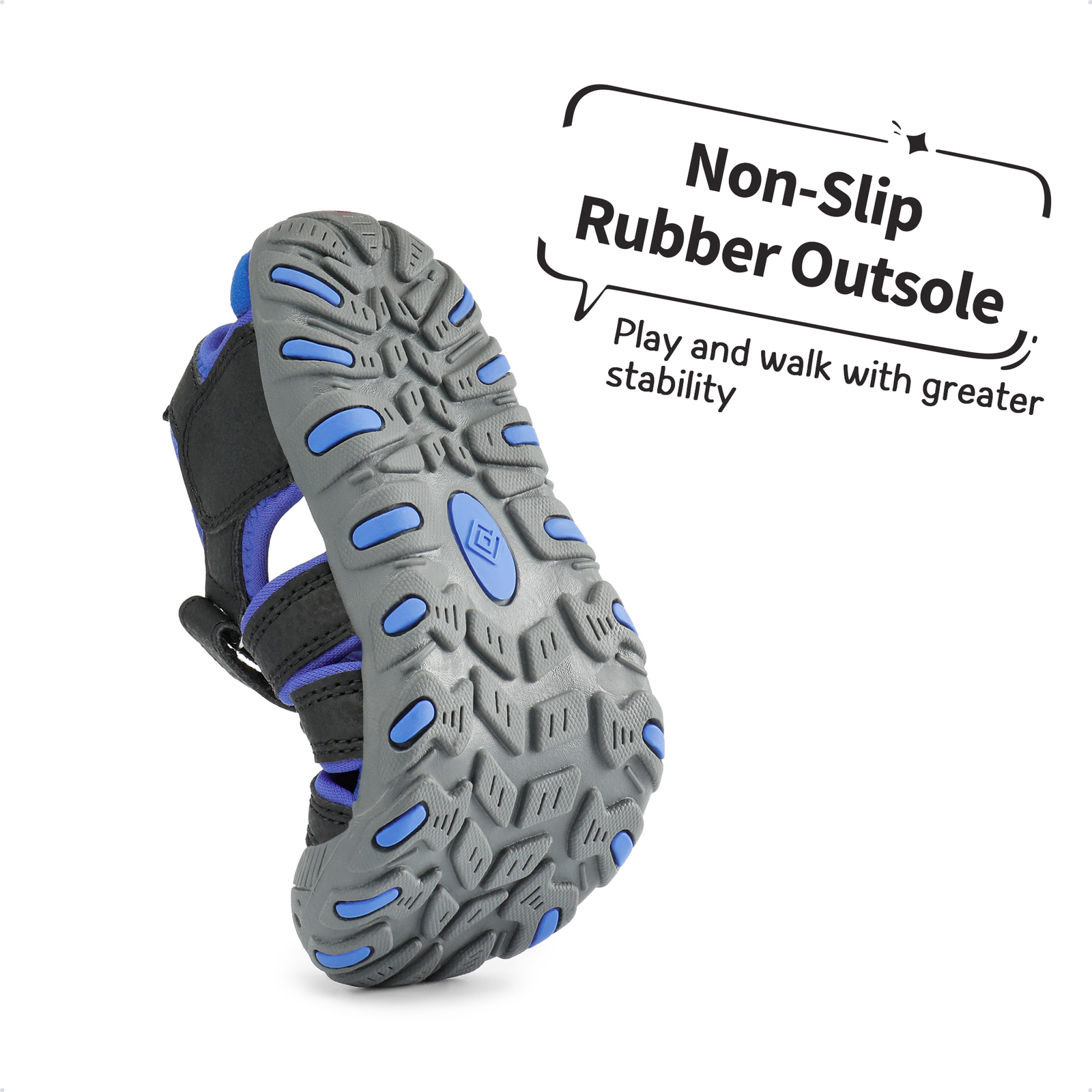 Girls Boys Athletic Sandals Closed Toe Outdoor Indoor Summer Sports Sandals