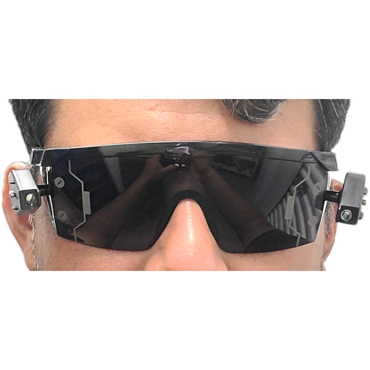J Balvin High End Fashion Led Scouter Glasses Dark Blac Glasses