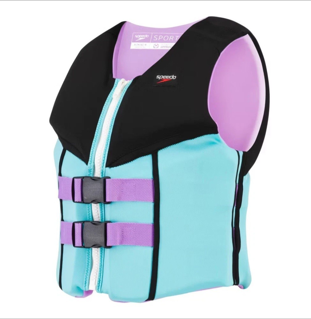 Speedo Women Life Jacket Vest PFD USCG Approved 14+ Years S Womens
