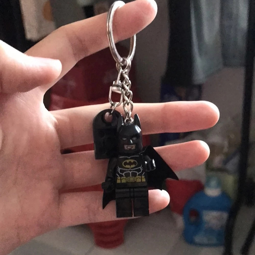 2024 Pink Fairy Batman & Black Batman Lego Keychain CUTE-New Gift*