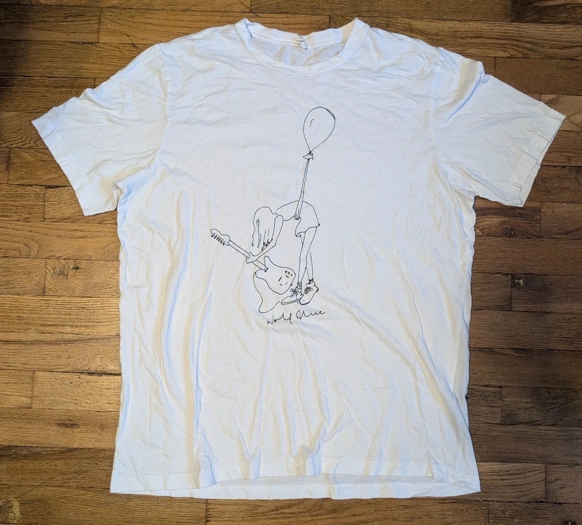 Rare Balloon Girl Wolf Alice Band Cotton White S-5XL Shirt