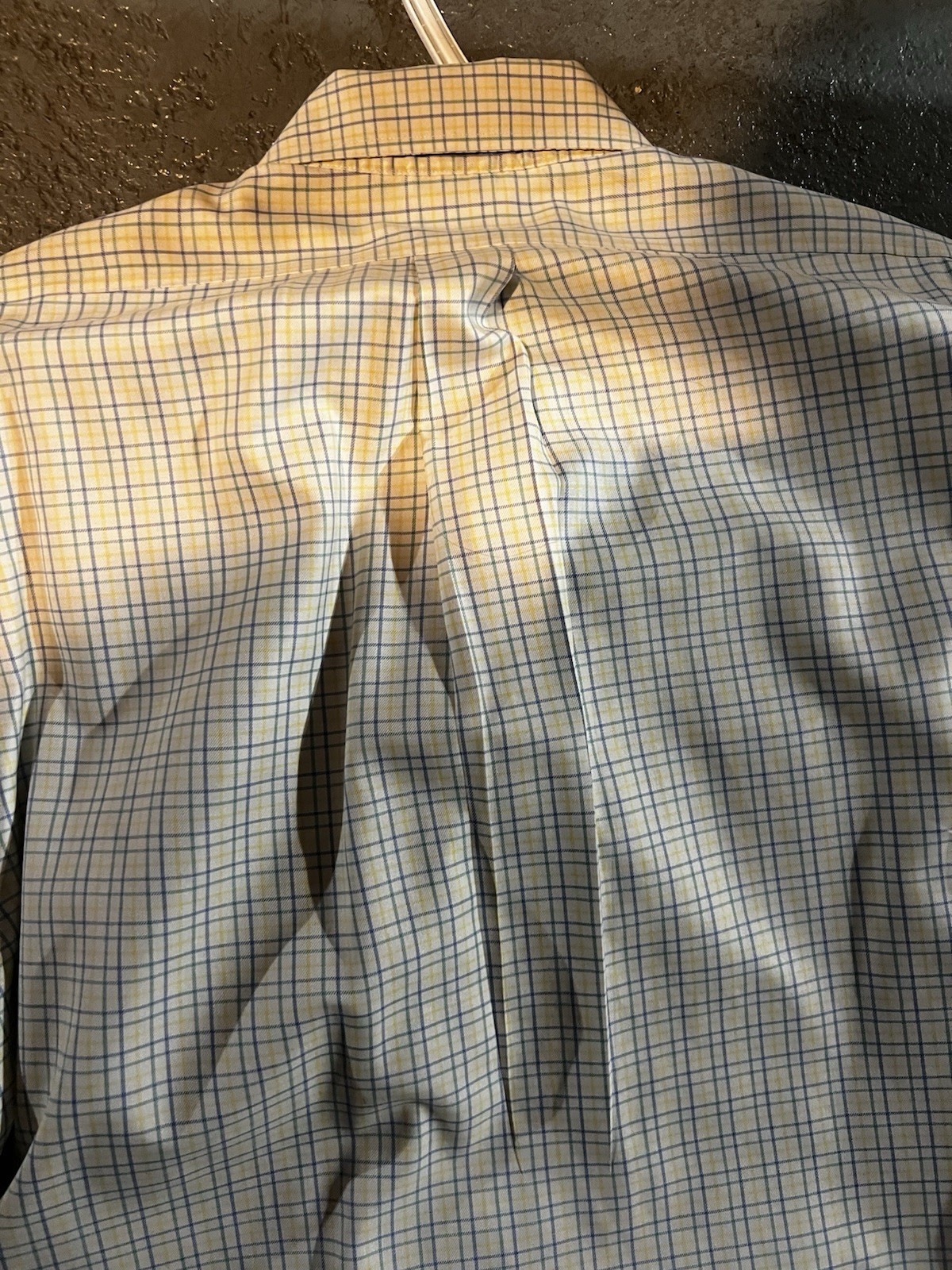 Brooks Brothers Non-Iron Cotton Check Button-Up Shirt, Long Sleeve M