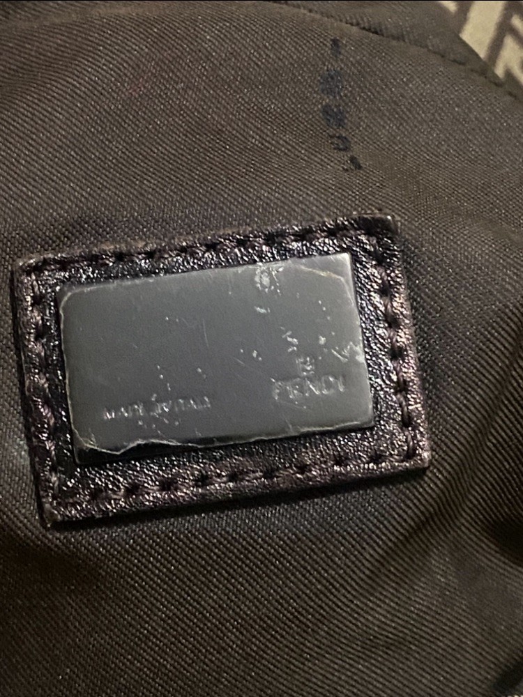 FENDI Zucca oyster Hobo Bag