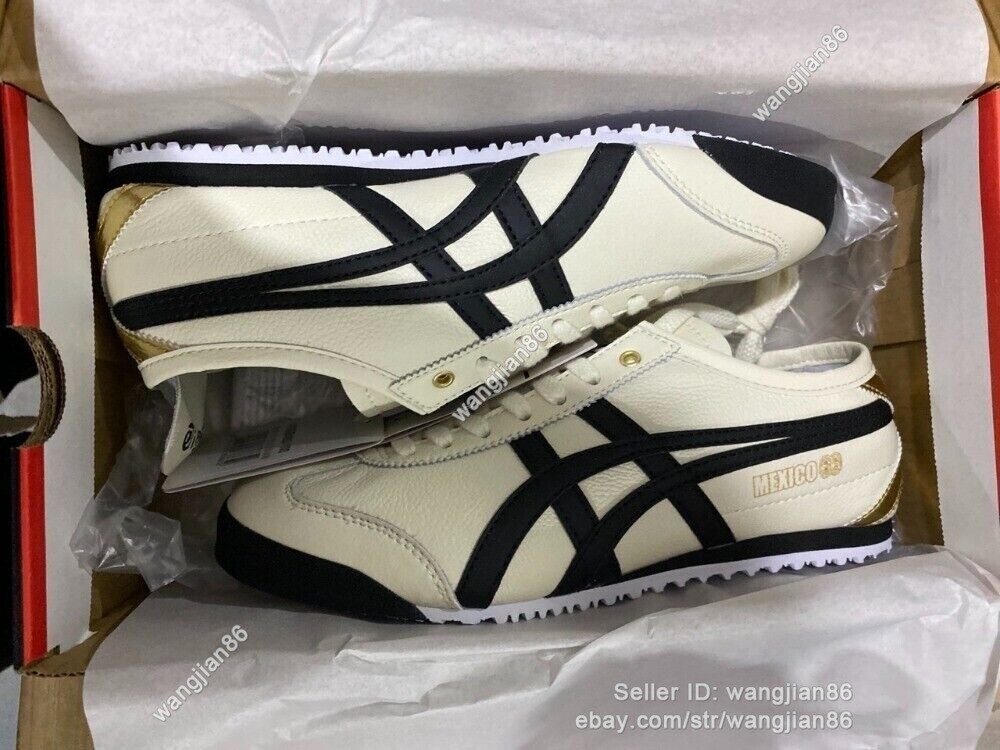 NEW Onitsuka Tiger Mexico 66 Cream/black Sneakers – Classic Unisex Shoes