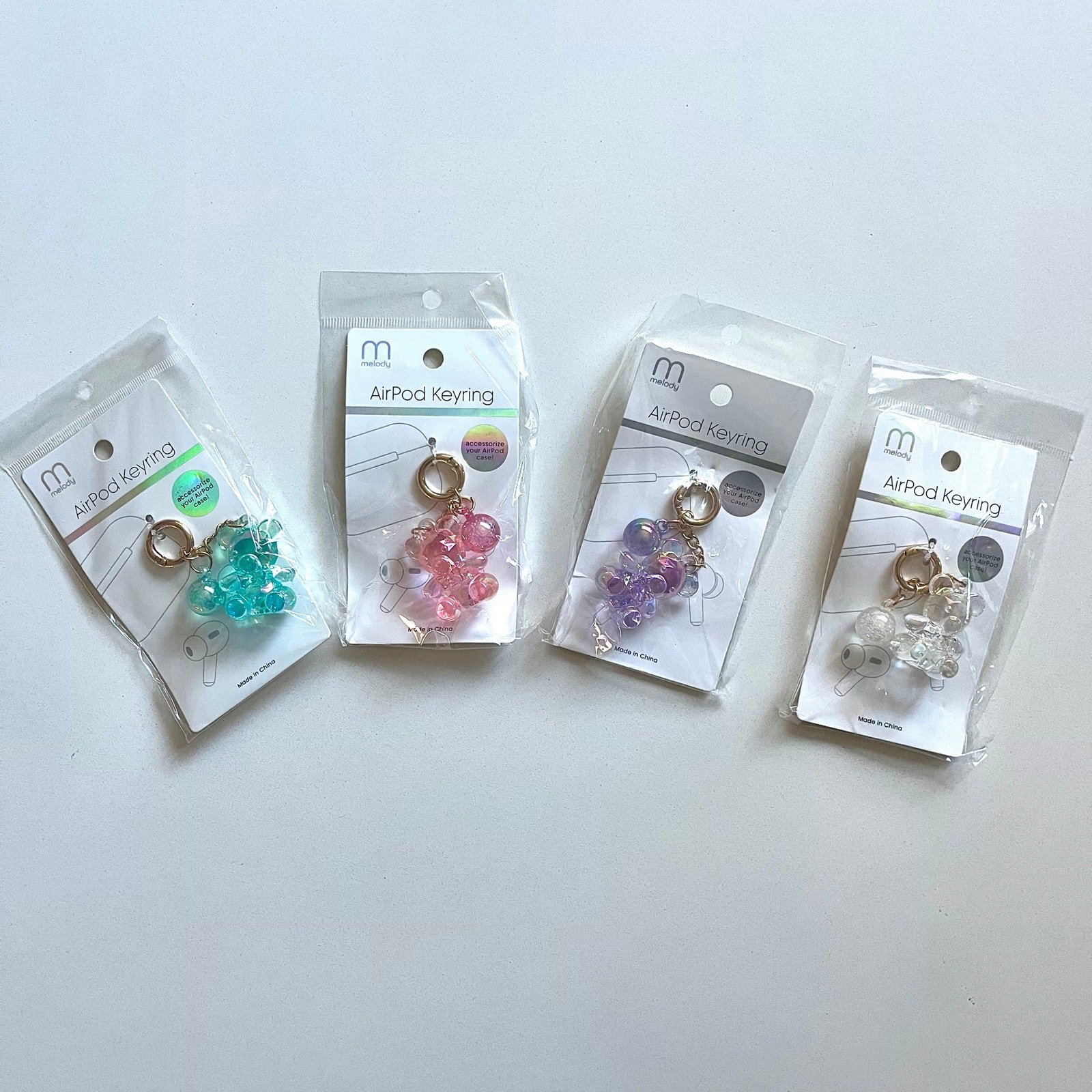 KEYCHAIN: Buyer Chooses ONE, Puffy Gummy Bear Charms