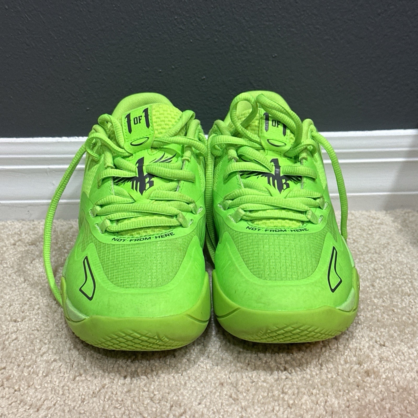 PUMA LaMelo Ball MB.01 Green Gecko-Castlerock Men’s Basketball Shoes