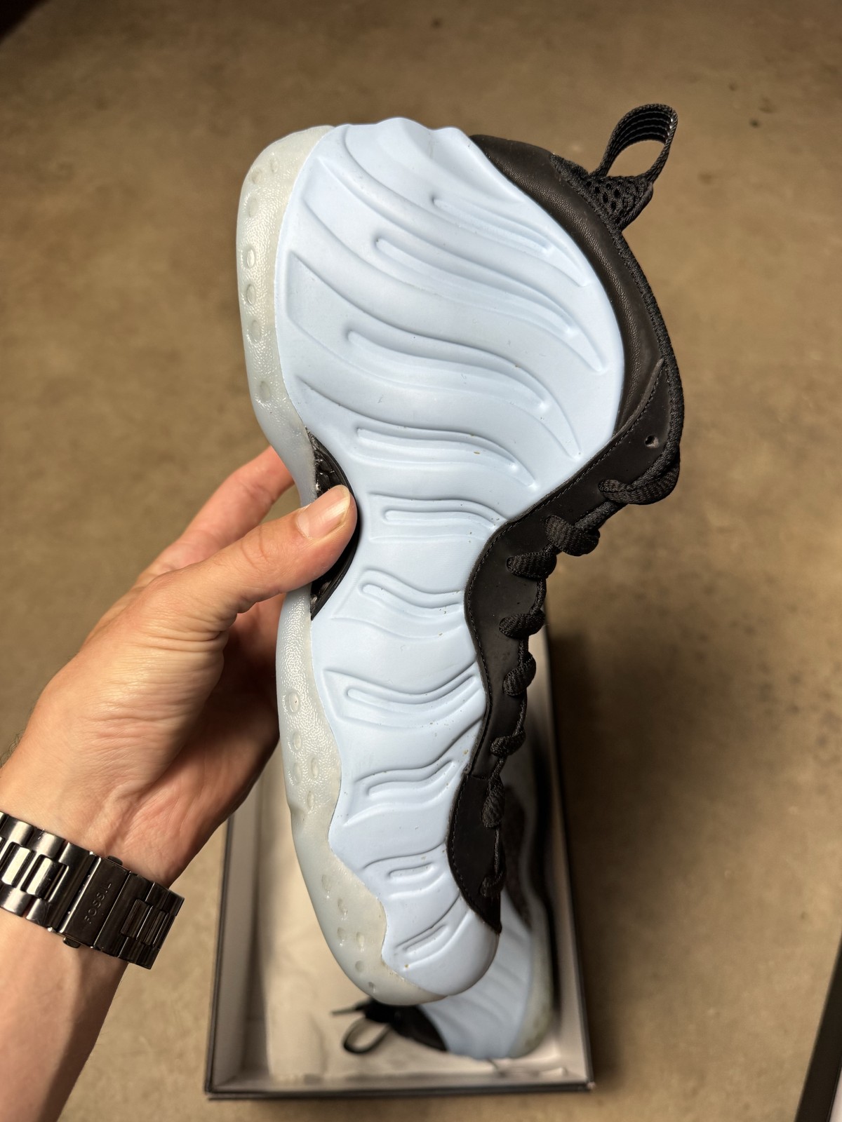 Size 8M/9.5W – Nike Air Foamposite One Psychic Blue HJ6014-400 Pre-Owned