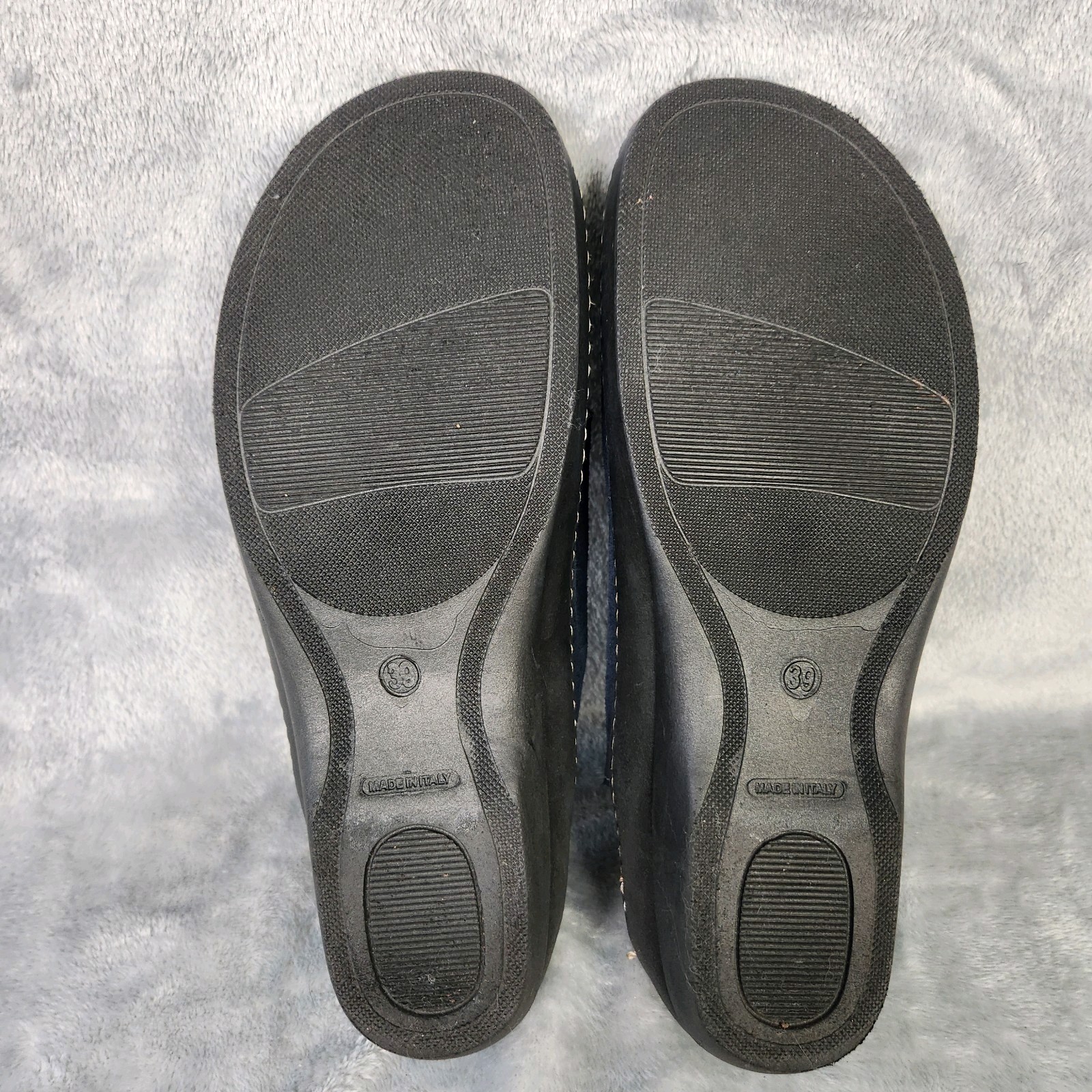Roberta Womens Strappy Sandals Navy Blue Italy Removable Insole Leather US Sz 9M