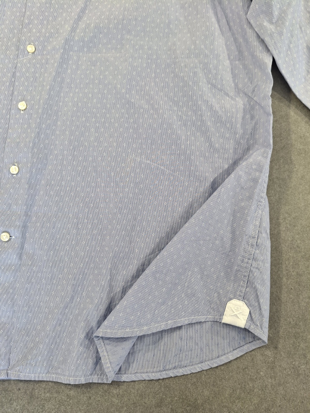 Hackett Mayfair Mens Navy Stripe Shirt 3XL Slim Fit 100% Cotton 48″ Ch Bulgaria