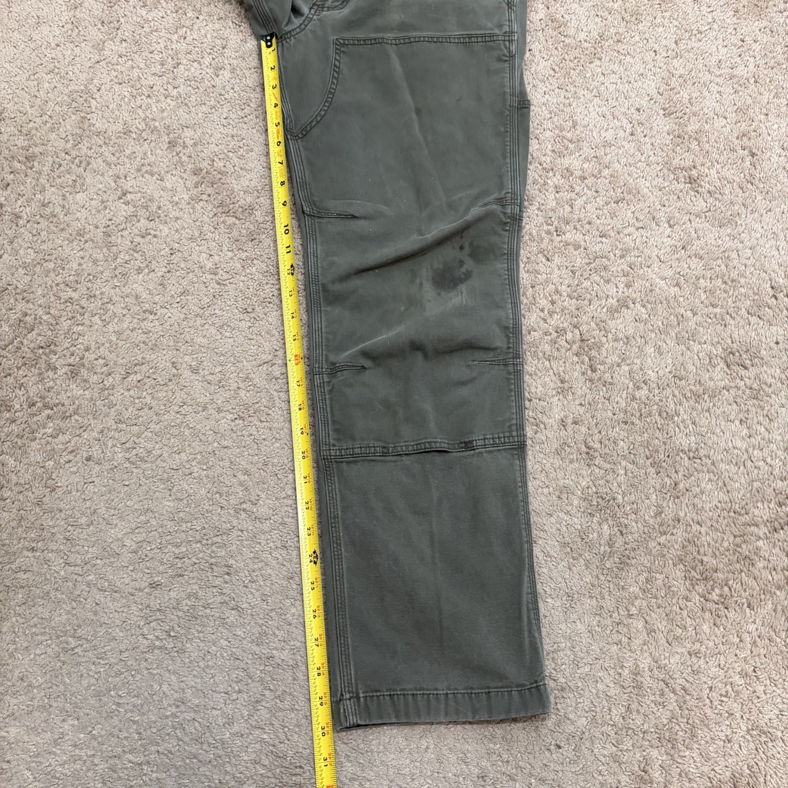 Carhartt Double Knee Workwear Pants Men’s 32×30 Green Carpenter Y2K 102802-217