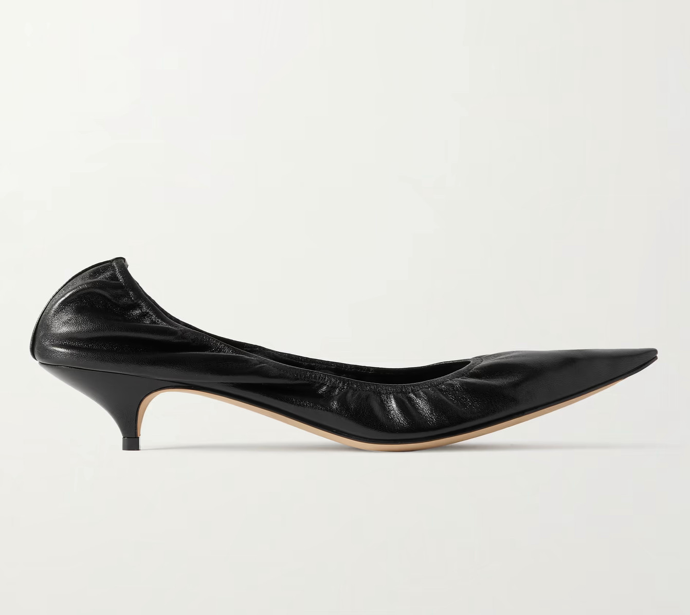 THE ROW: “LIISA SOFT LEATHER” BLACK HEELS – A PERFECT CLASSIC & NWT’S!!!! US8.5