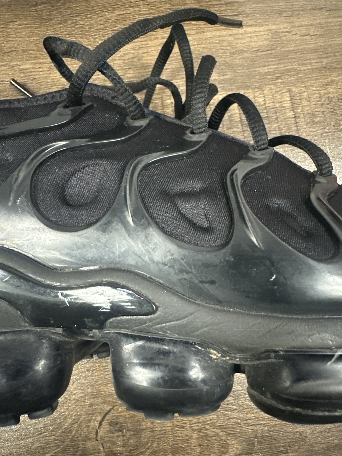Nike Air VaporMax Plus Triple Black 924453-004 Men’s 10 (NO BOX) Review Pics W9