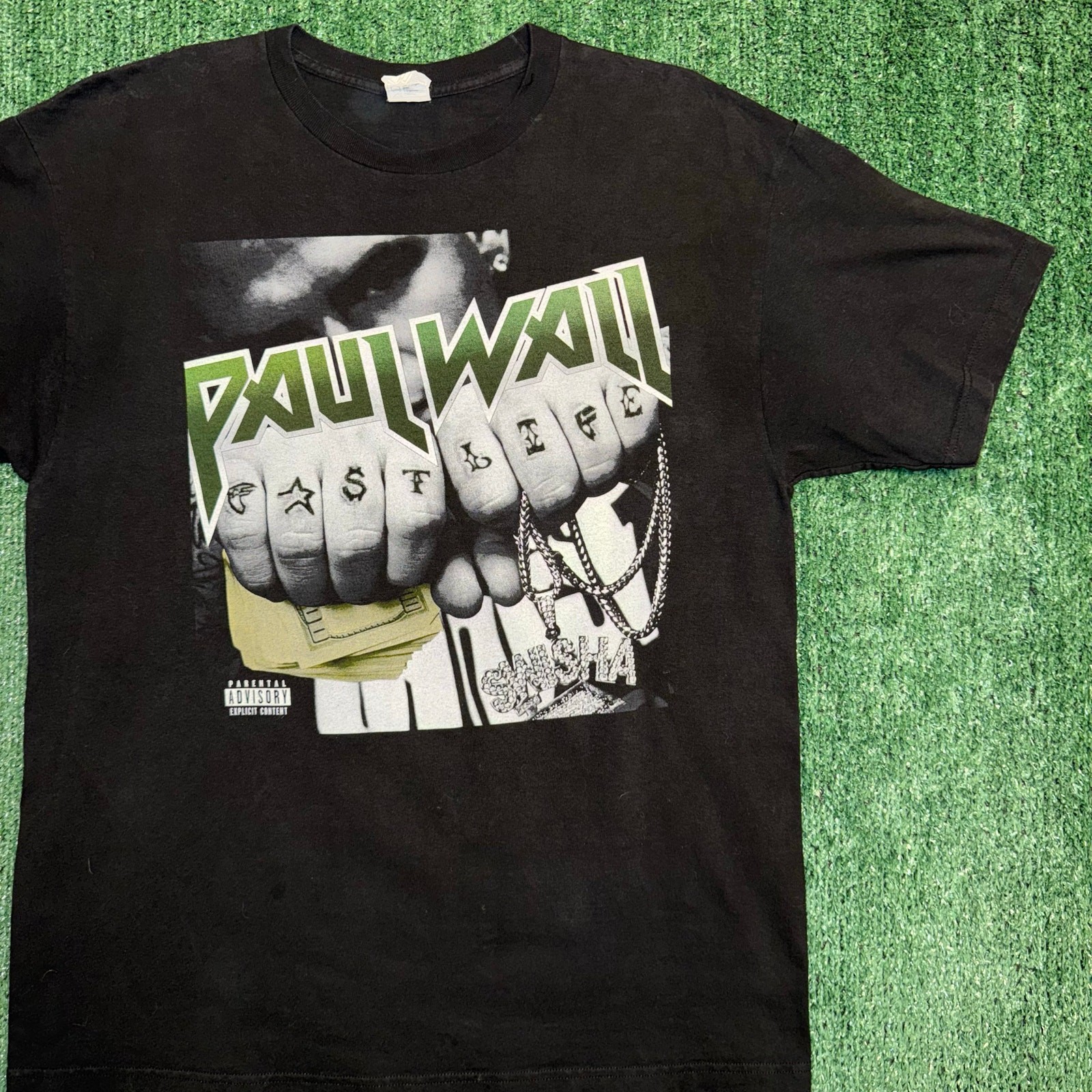 Paul Wall 2009 Swisha House Fast Life Rap Tee Album Promo Size XL