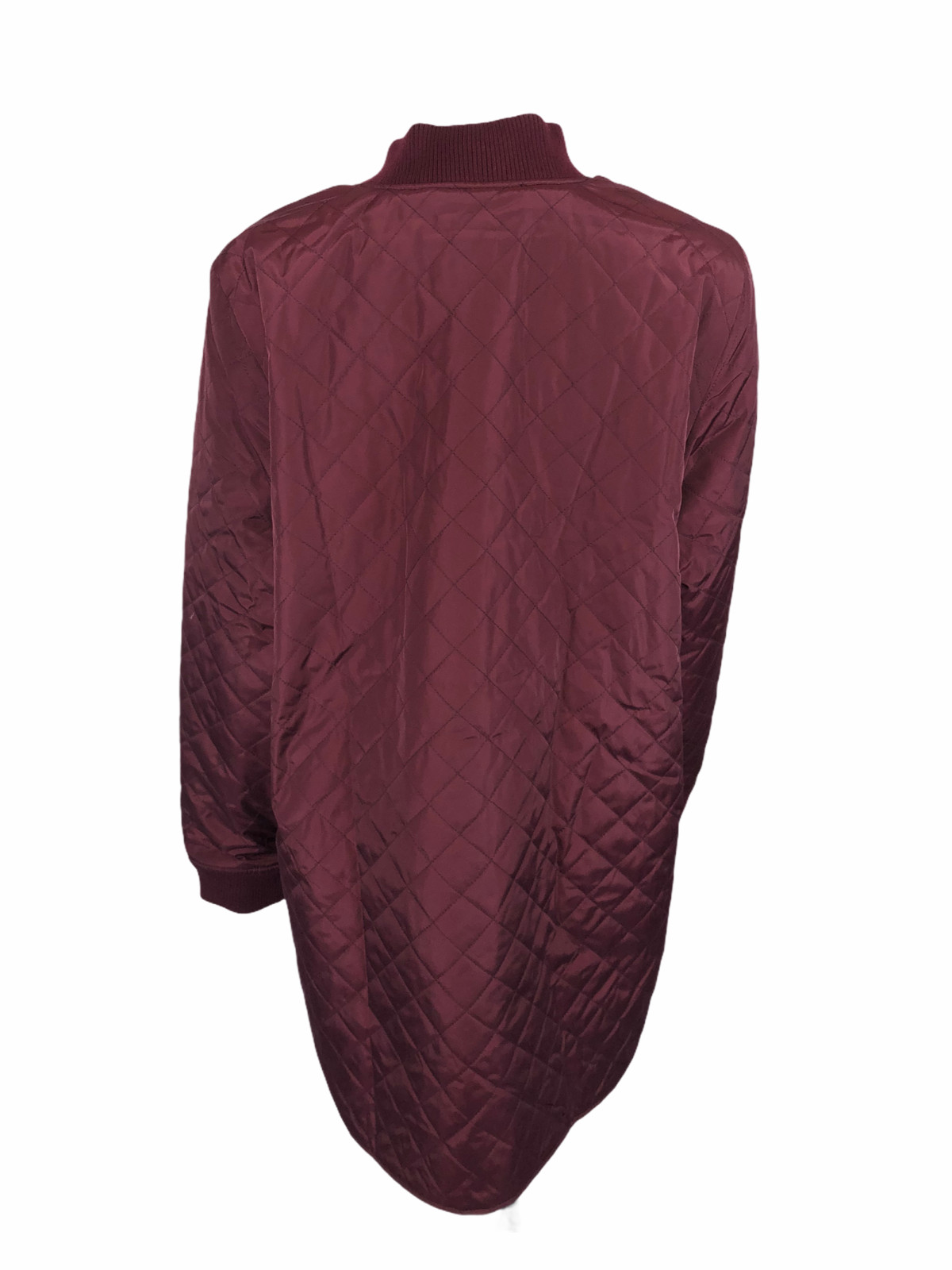 LOGO by Lori Goldstein Women’s Reversible Quilted Zip Front Jacket Small Size