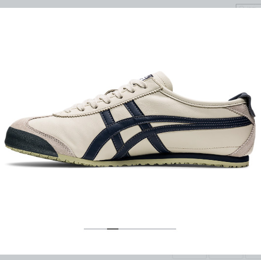 Onitsuka Tiger Mexico 66 Birch Peacoat 1183C102 200 Ivory Dark Navy StripesJPN