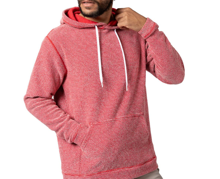 Swannies Co Dwayne Textured Golf Fleece Lined Hooded Sweatshirt Men’s M