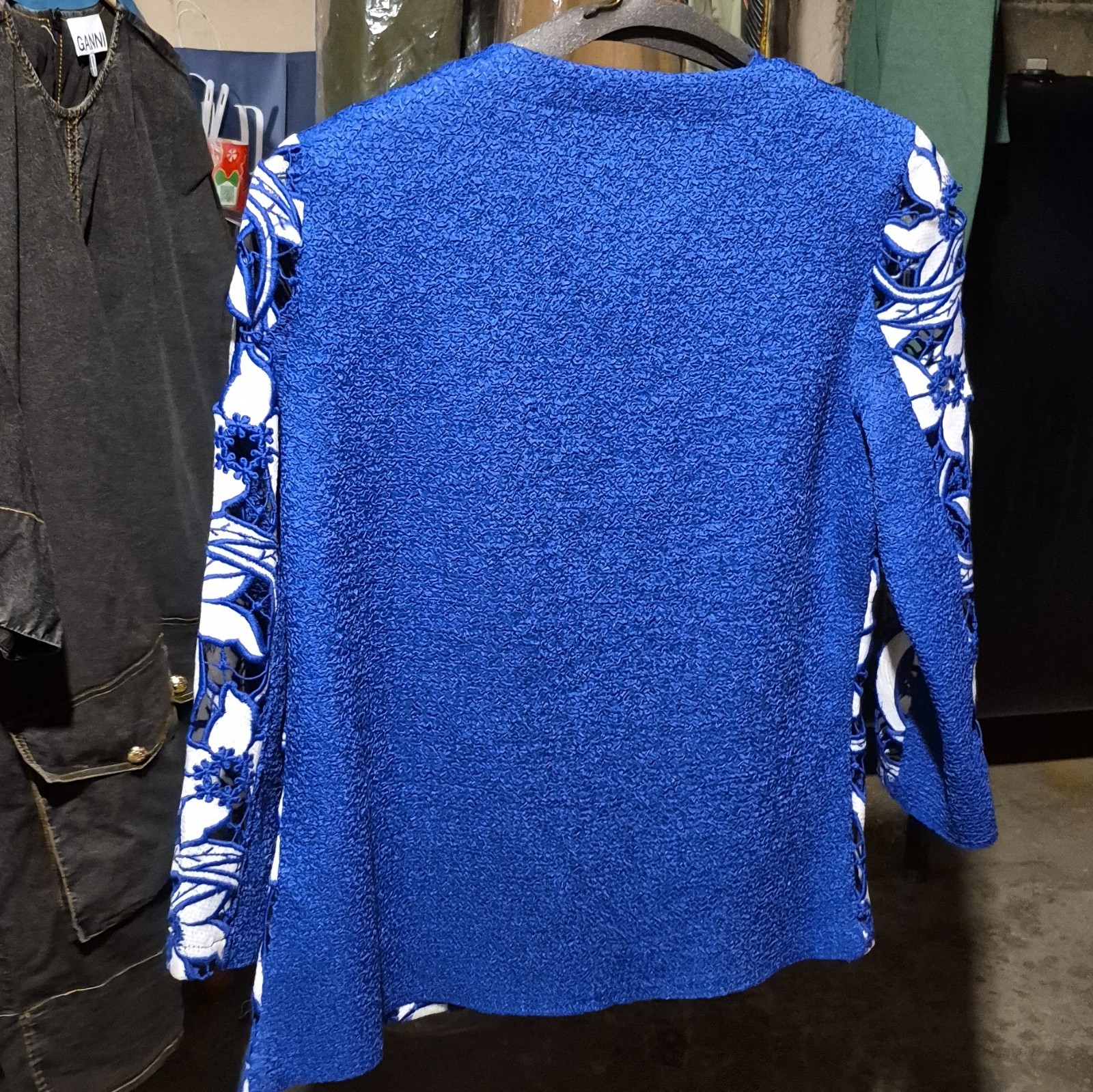 berek Cobalt Blue Blazer And Camisole Set Size M
