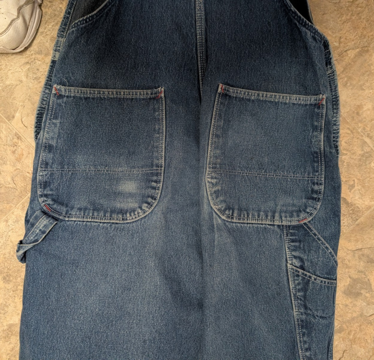 Dickies Denim Blue Bib Overalls Tag Size 36×30 – READ & SEE PICTURES