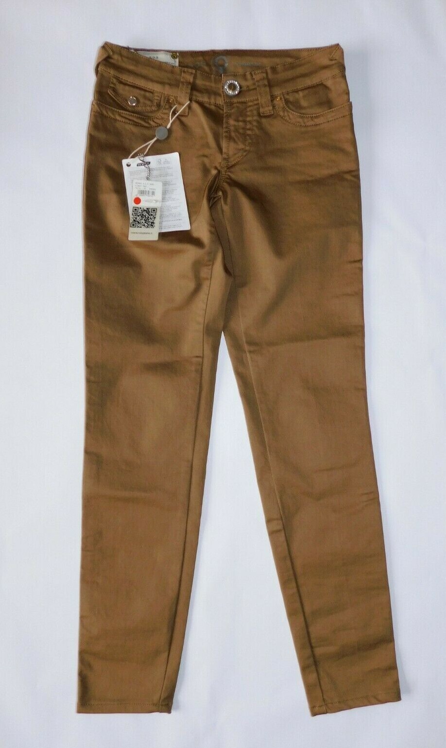 SOS BY ORZA STUDIO LOW RISE JEANS SIZE 27, in bronze