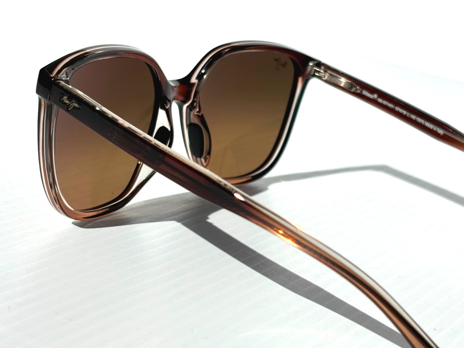NEW Maui Jim GOOD FUN Rootbeer Fade POLARIZED HCL Bronze GLASS Sunglass HS871-01