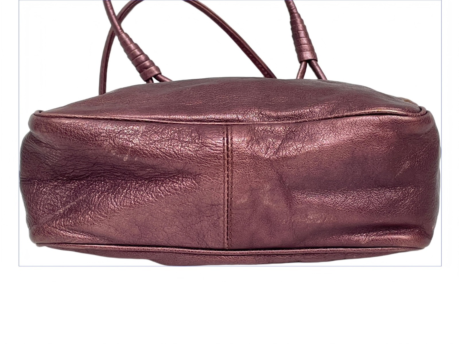 Bottega Veneta 2000’s Tote Bag Burgundy Leather Used