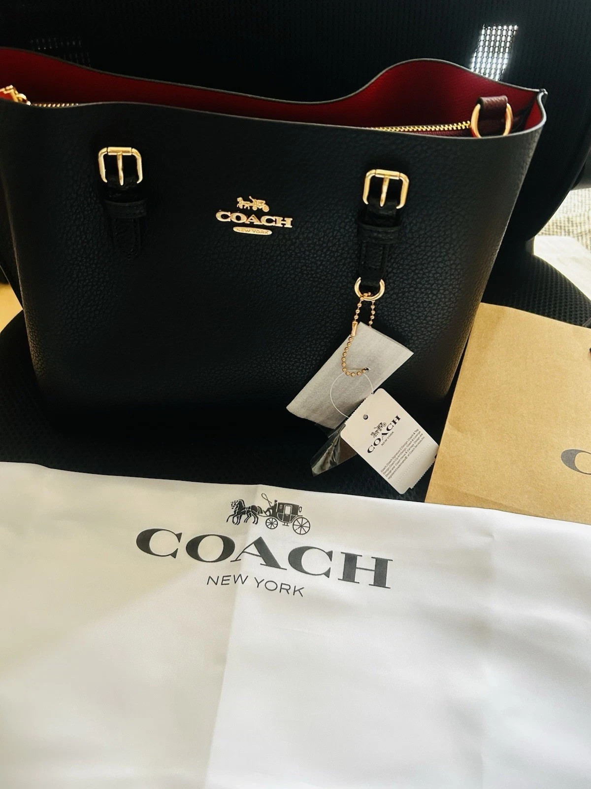Coach Women’s hand bag C4084 IMF2L MOLLIE TOTE 25 2Way Shoulder Bag New Outlet