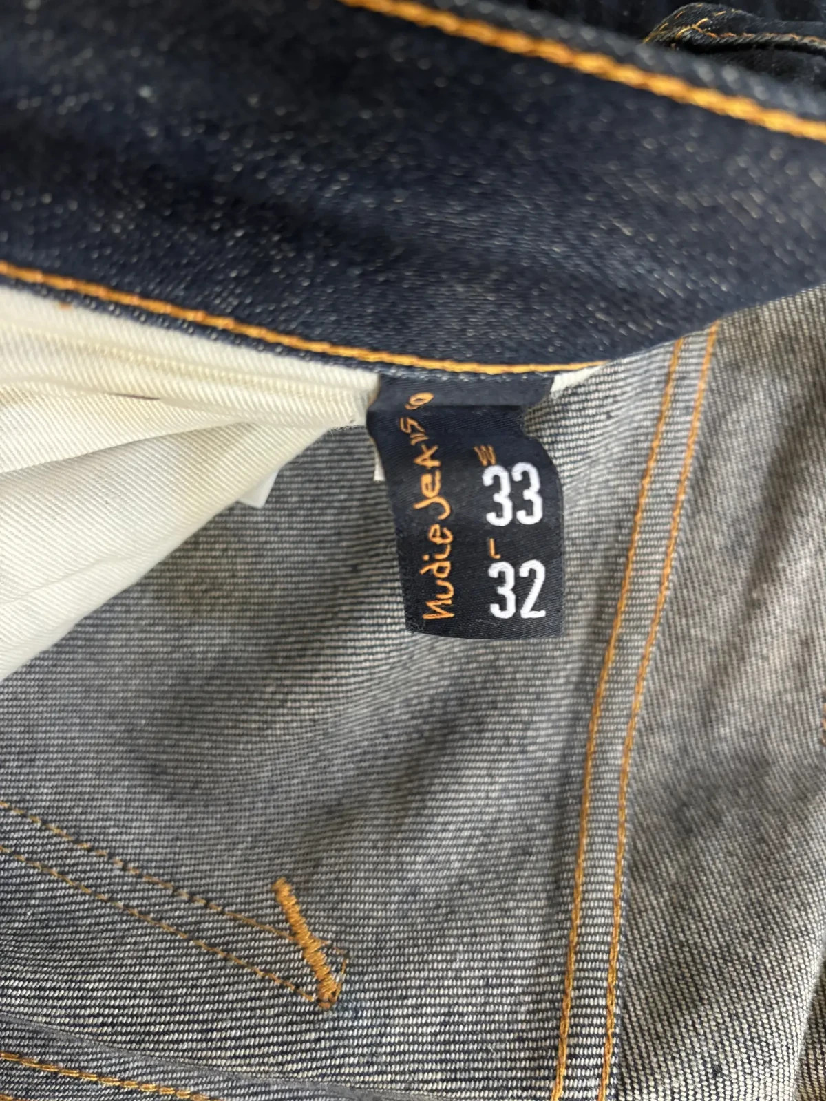 Nudie Jeans Lean Dean Dry True Selvage 33×32