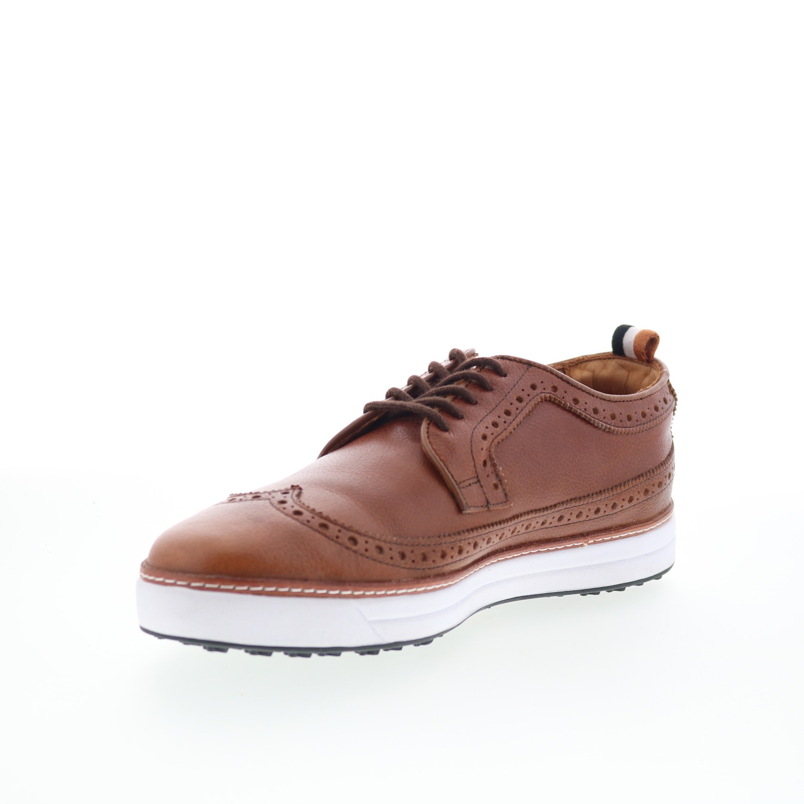 Allen Edmonds Dunes Made In USA 7516 Mens Brown Leather Athletic Golf Shoes