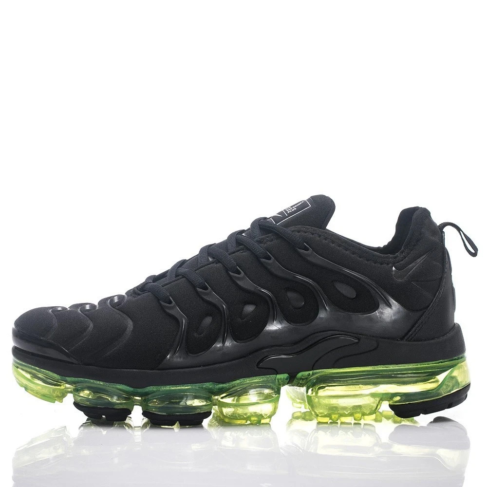 Nike Air VaporMax Plus Black Volt Unisex Air Cushion Running Lifestyle Sneakers