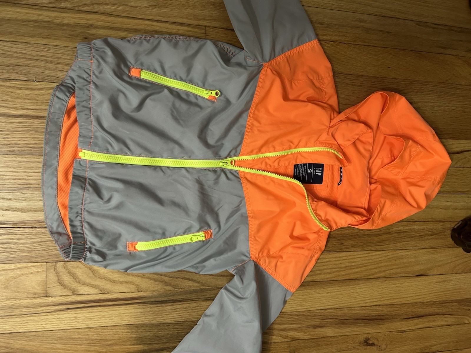 GAP Kids 100% Recycled Polyester Colorblock Windbuster Size S