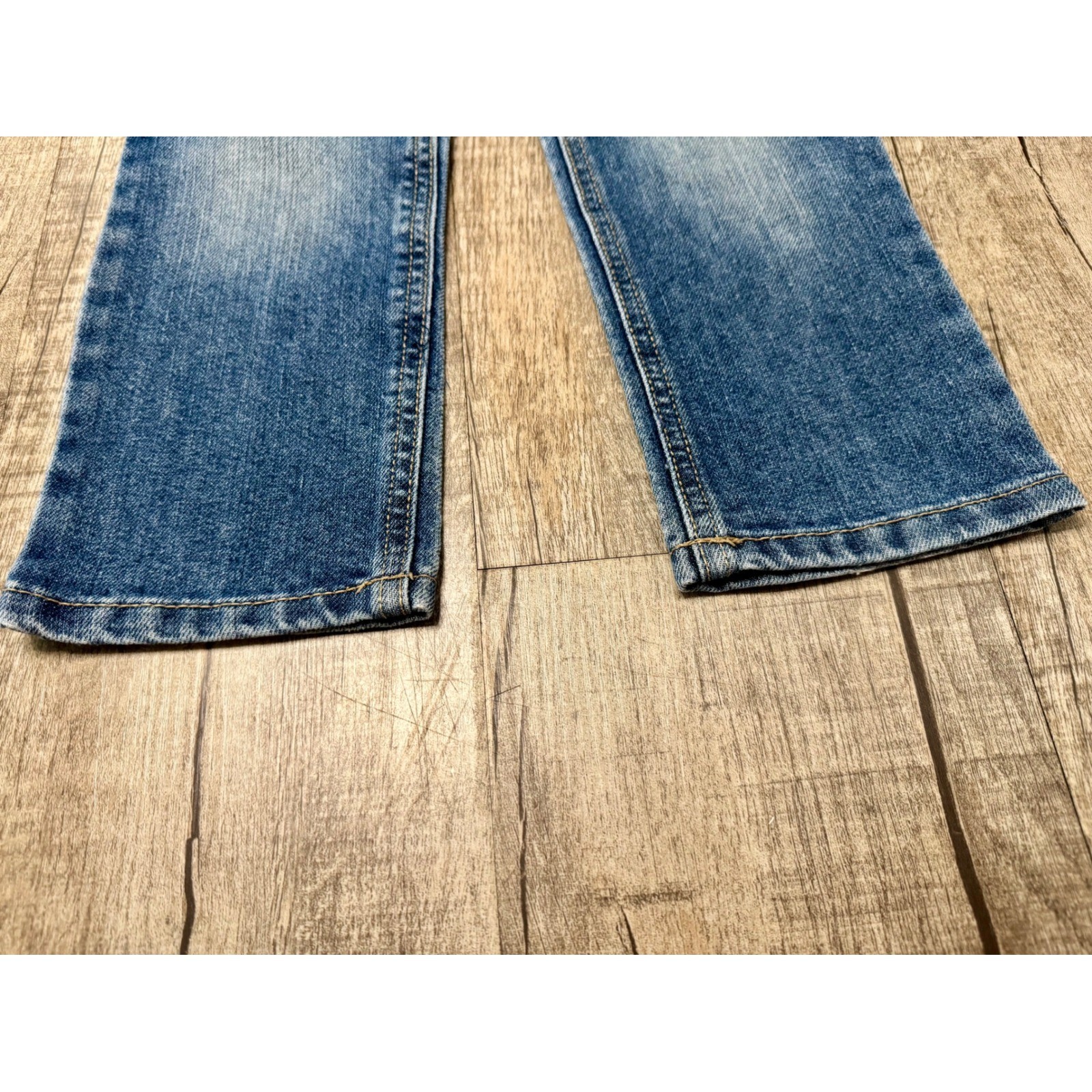 Gymboree Boys Straight Leg Jeans Medium Wash Adjustable Waist RN70530 Size 4T