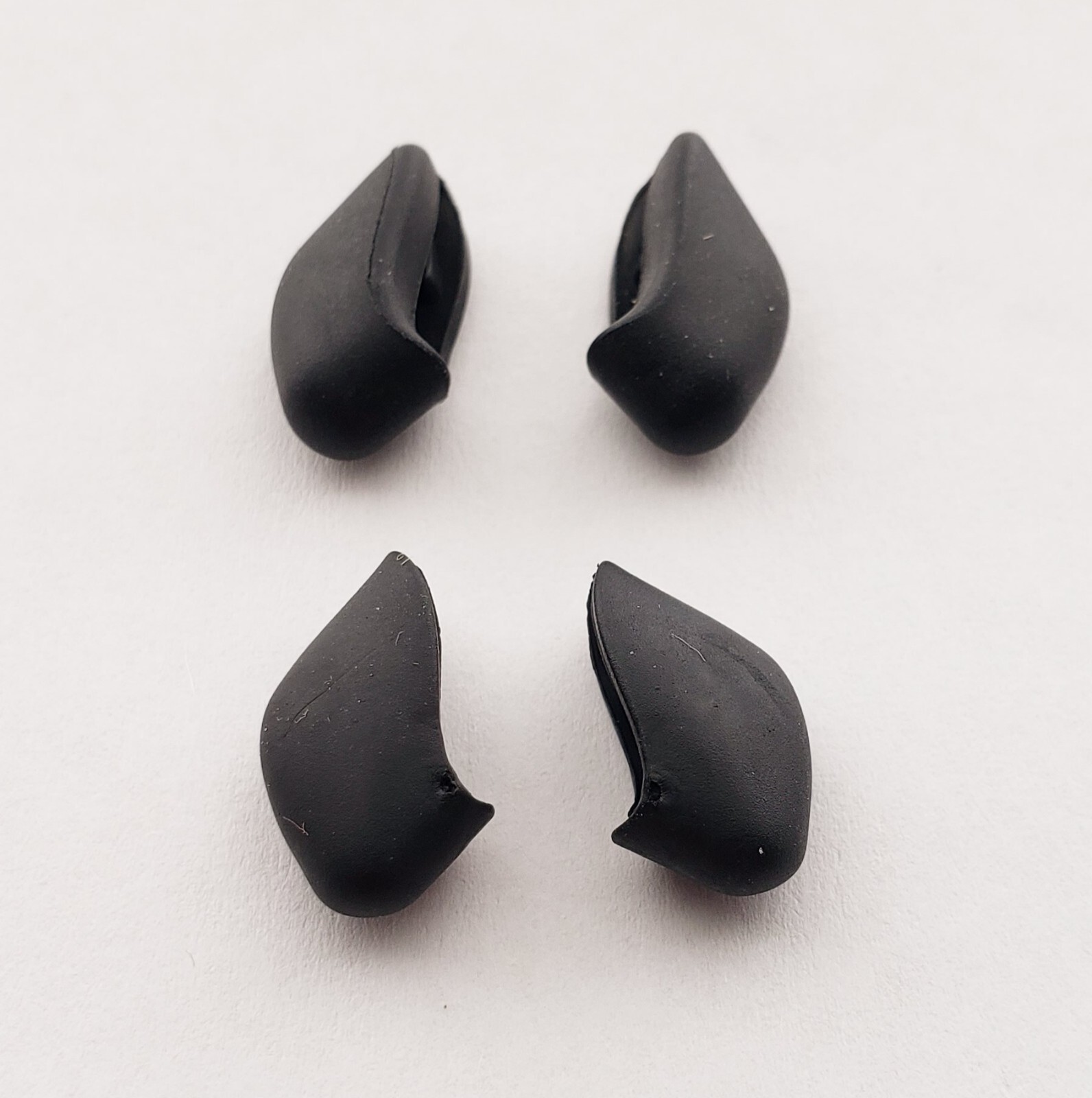 2 Pack – Authentic Oakley Flak Jacket 2.0 Large Black Replacement Nose Pads