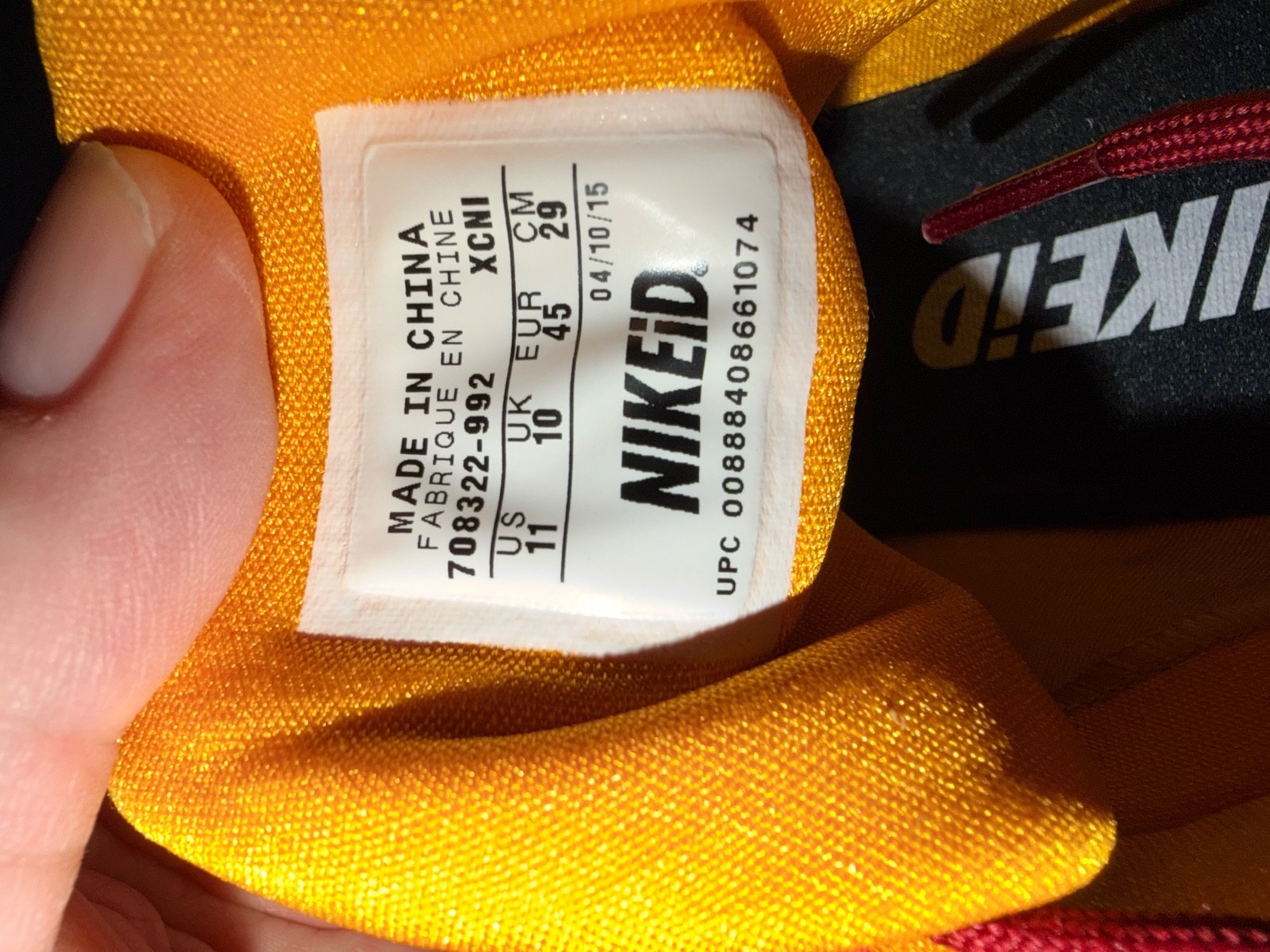 custom Nike iD LeBron sneakers (2015). Return of the King