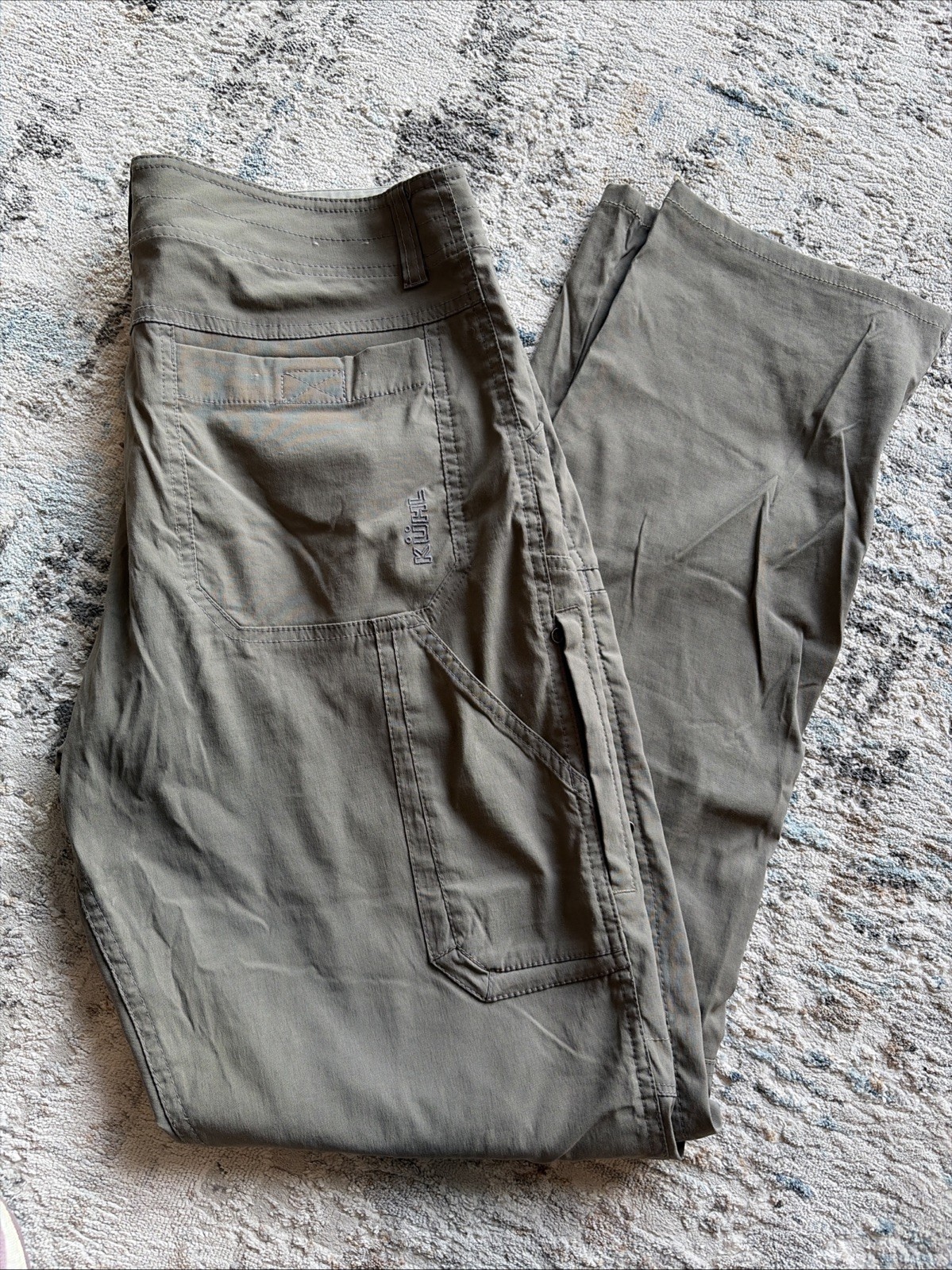 Kuhl Renegade Men’s Hiking Climbing Pants 32×34, Tan, Stretch