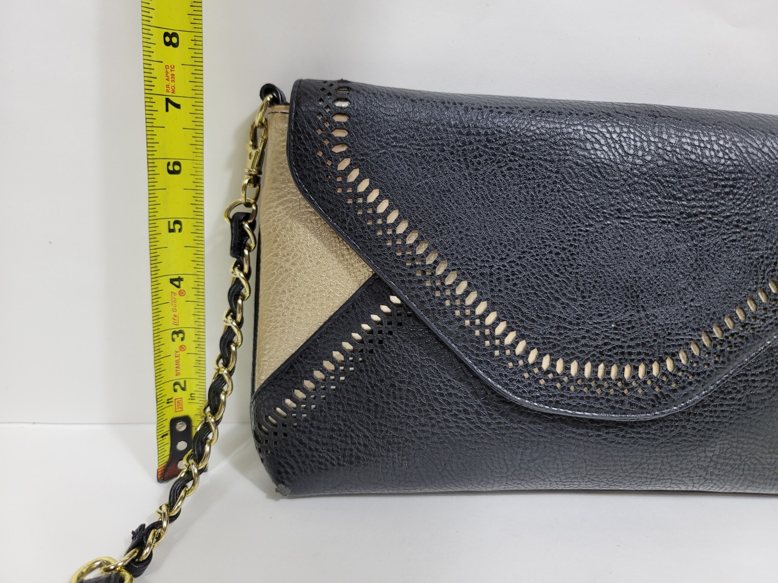 Jessica Simpson Black Crossbody Bag Purse JS6942 100% Polyurethane