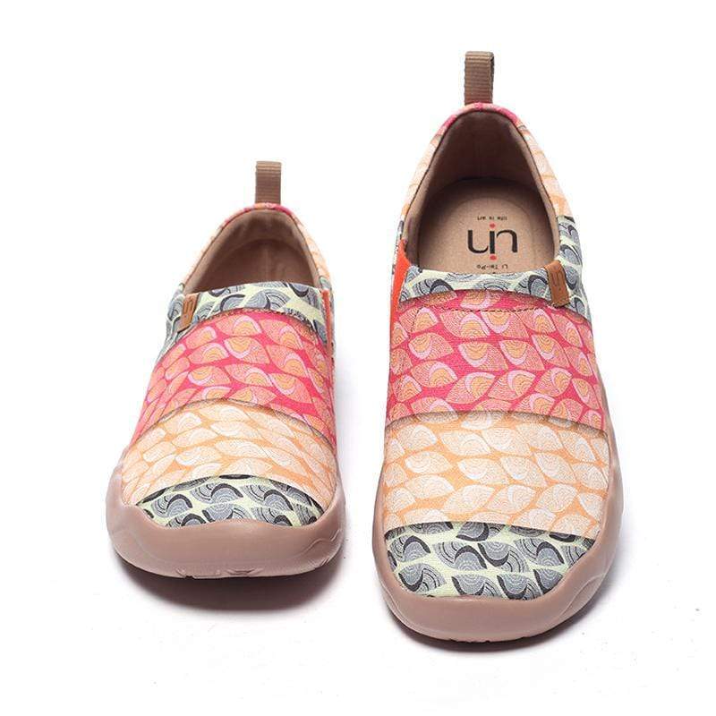 Women Size 5-12 UIN Slip On Shoes Canvas Comfortable Loafers “bodhi leaf”