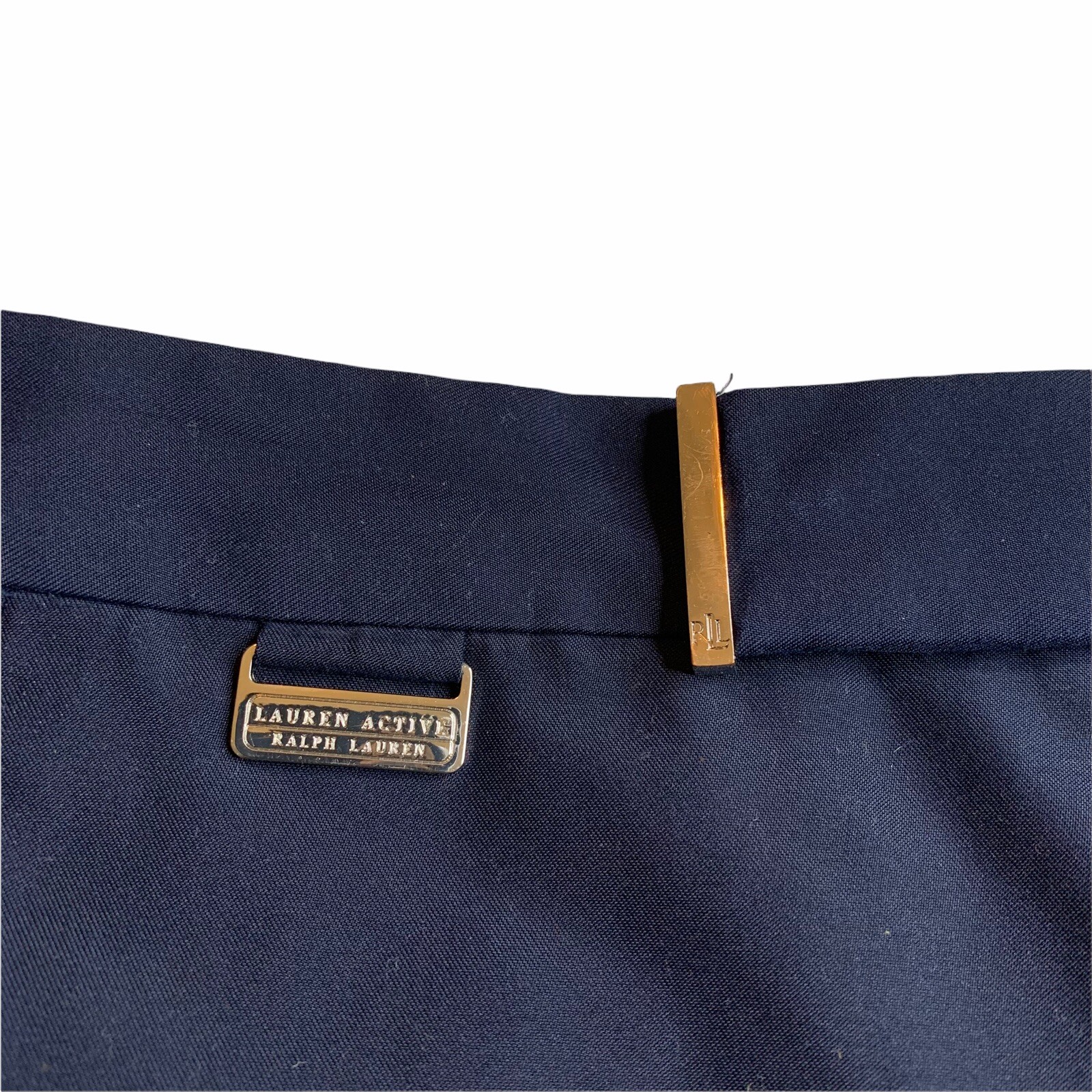 LAUREN ACTIVE Ralph Lauren Bermuda School Walking Shorts NAVY Women’s Size 6