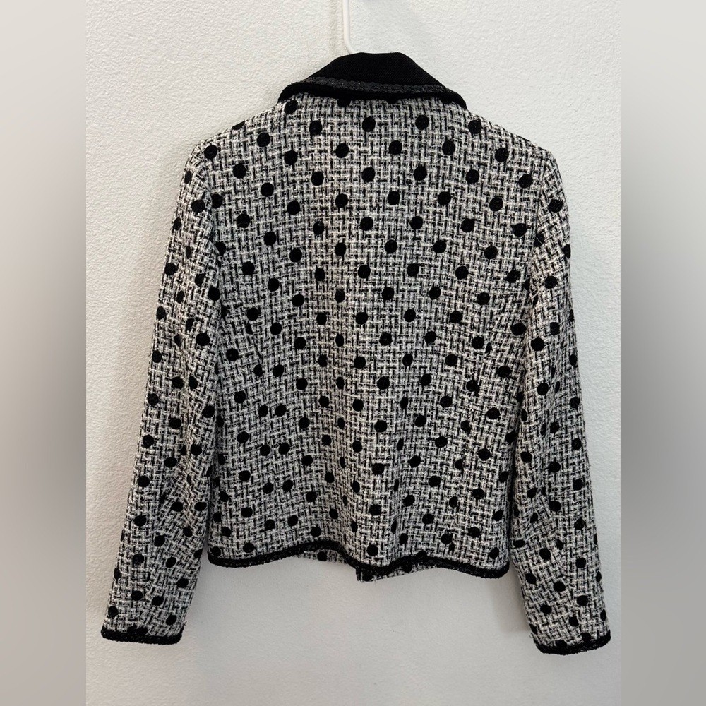 NWT Kathy Ireland Stylish Black and White Women’s Jacket size Small