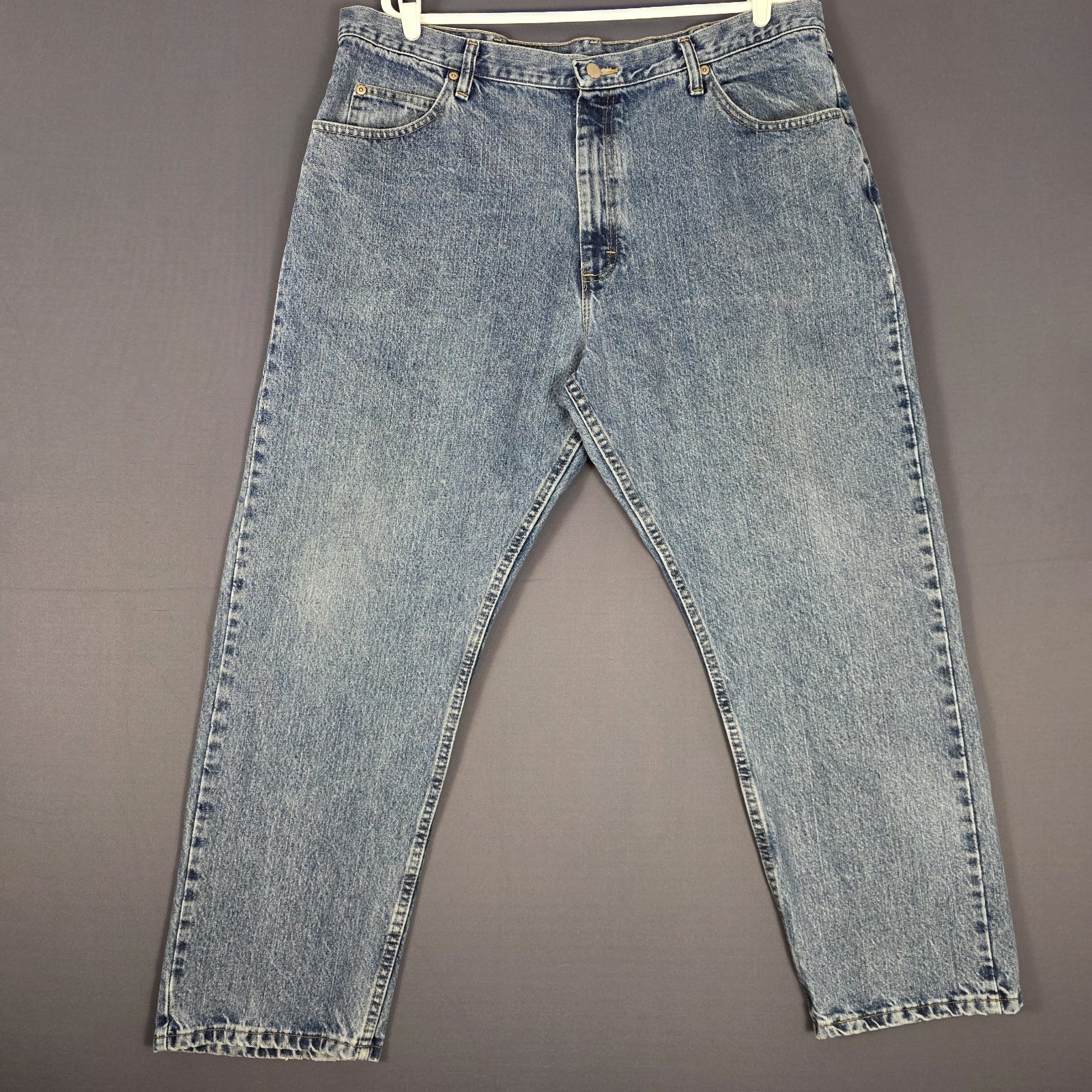 Wrangler 97601VR Relaxed Fit Jeans Men’s 40×30 Blue Denim Cotton Pants