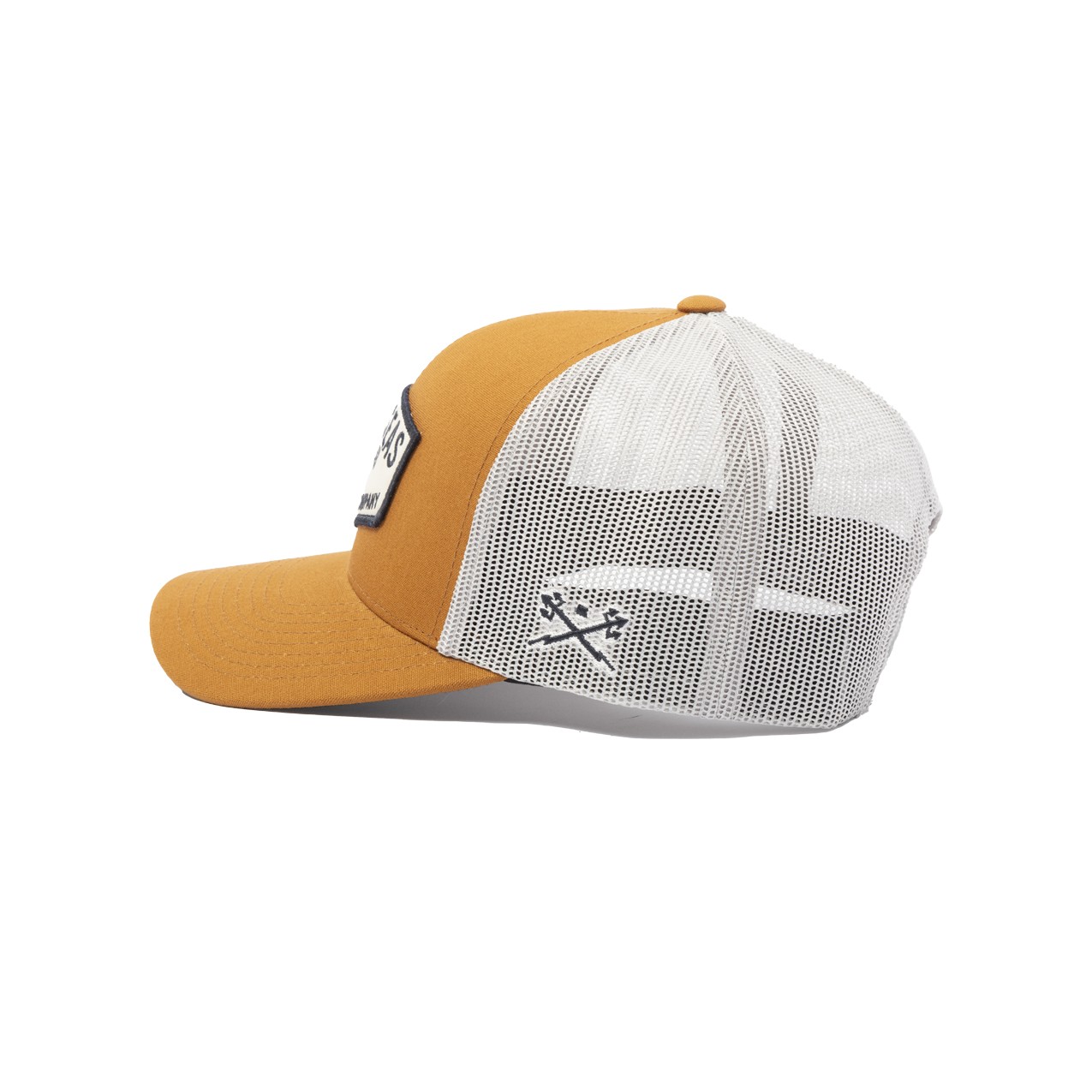 Dark Seas Men’s Transom Hat Caramel White Hats