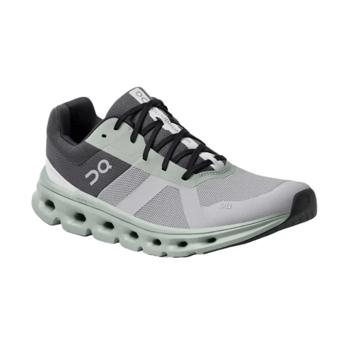 On Men’s Cloudrunner, Alloy/Moss [46.99], NEW