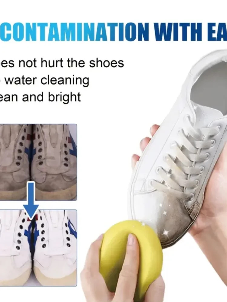 White Shoe Cleaner Paste Multi Purpose Whitening Stain Remover Shoes Bags Car