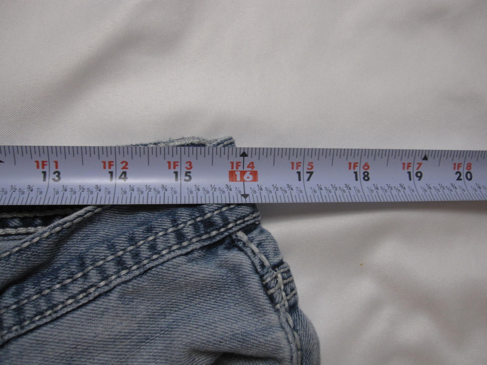 BKE Tyler Straight Jeans Men 33R Distressed Blue Denim Y2K McBling Buckle(MP591)