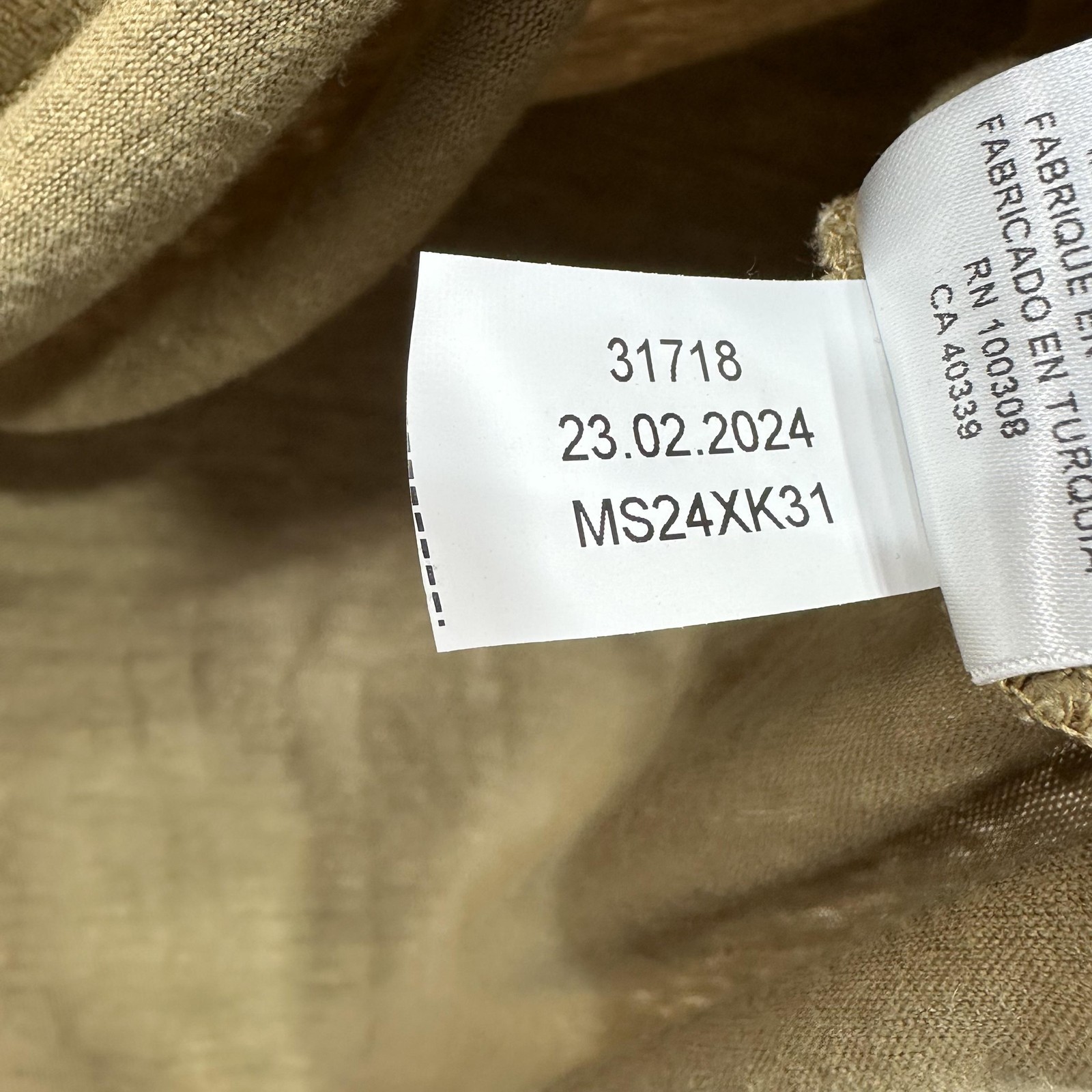 Peter Millar Greystone Polo Shirt Mens Large Beige Linen Crown Crafted Summer