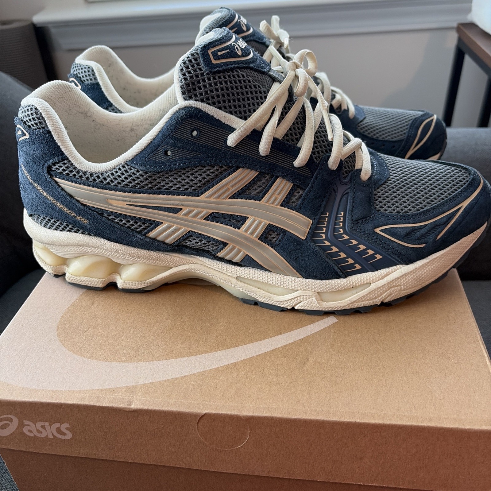 Size 12- Asics Gel Kayano 14 Dark Pewter