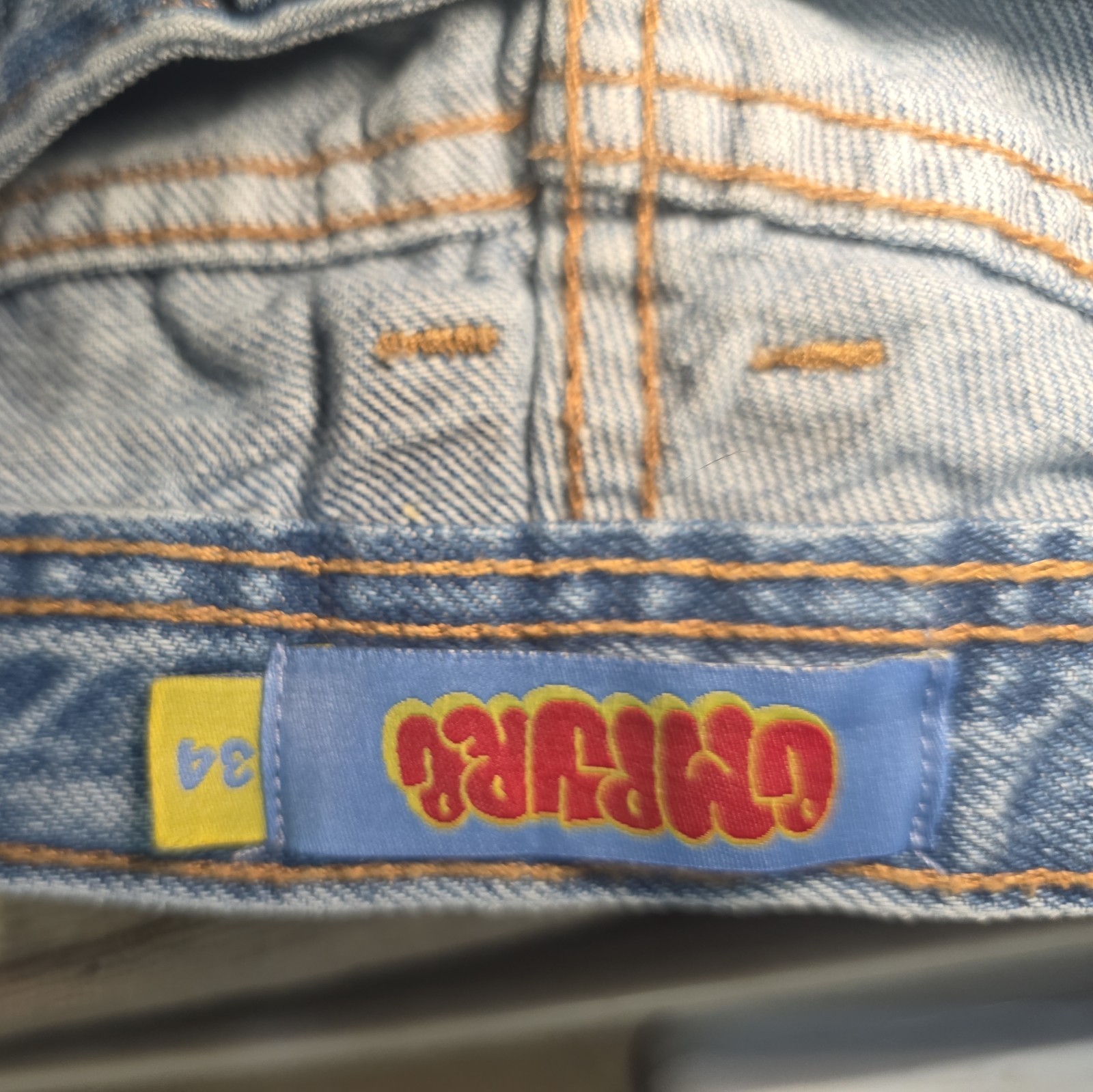 Vintage Y2K Empire Baggy Skate Embroidered Logo Pants Size 34×30