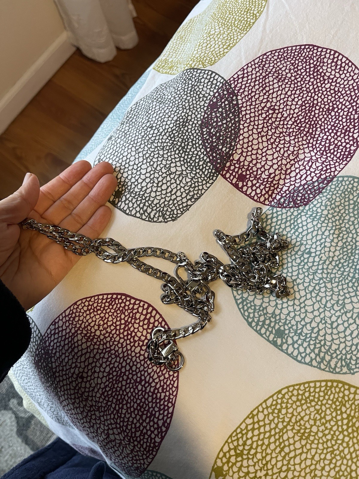 Replacement Bag’s Chain Strap FOR COACH Bag And Other Designer Bag Metal Silver