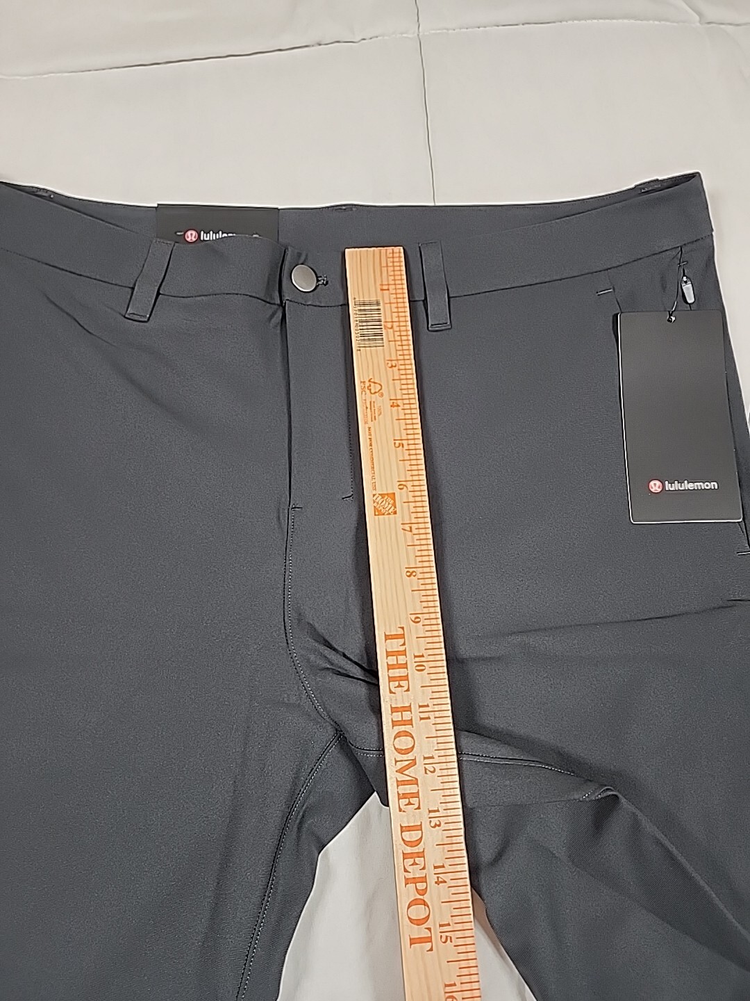 36×32 Lululemon ABC Trouser Classic Fit Warpstreme Color Obsidian New With Tags