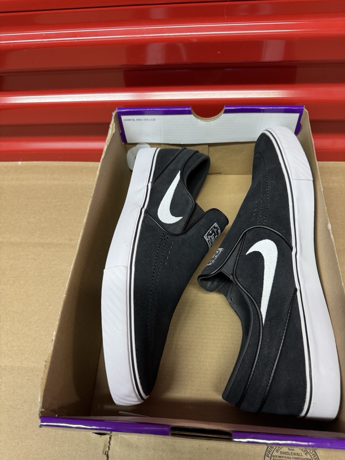 Nike SB Zoom Janoski+ Slip ‘Black White’ FN5893-001 Men’s Size 12 Shoes